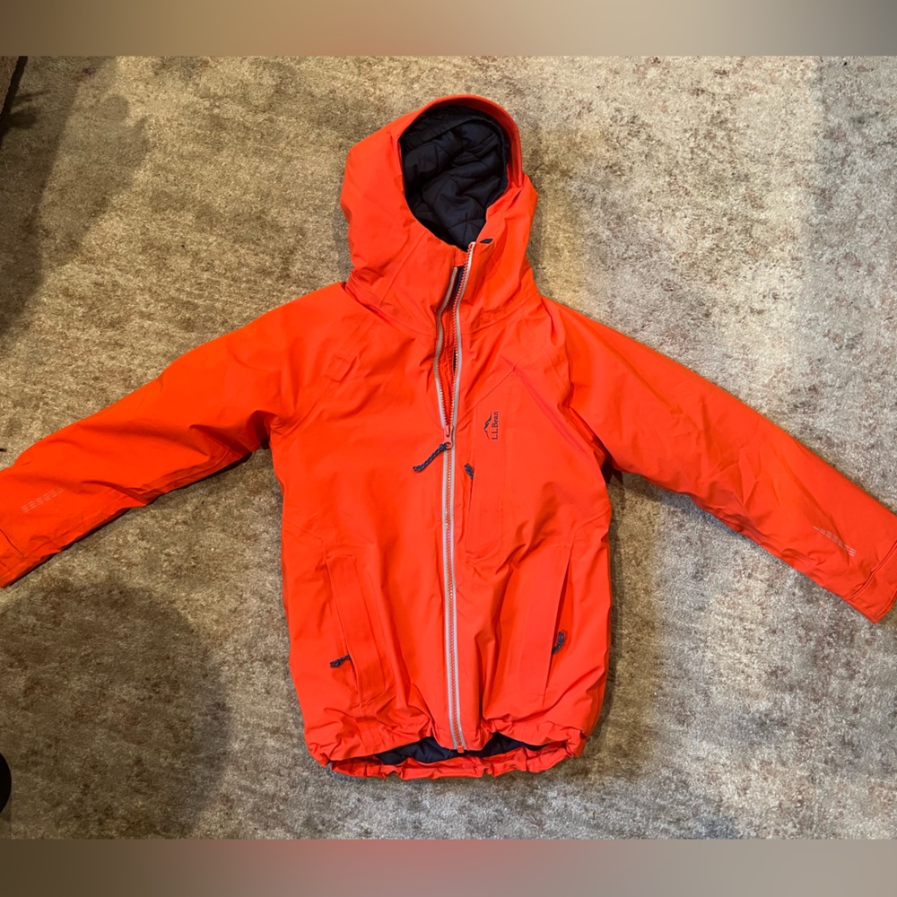 L.L.Bean wildcat boys ski jacket size 8, worn 4x’s!! LIKE NEW!!